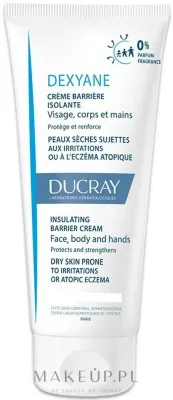Крем защитный Ducray Dexyane Insulating Barrier Cream барьерный, для лица, тела и рук, 100 мл