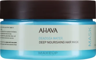 Маска для волос Ahava Deadsea Water питательная, для повреждённых волос, минералы Мёртвого моря, арган и облепиха, 220 мл