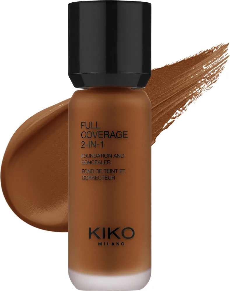 Тональное средство и корректор Kiko Milano Full Coverage 2 в 1, оттенок 105 - Olive
