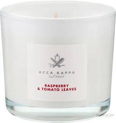 Acca Kappa Raspberry & Tomato / Ароматическая свеча в стекле, малина и томат, 180 г
