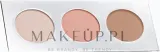 Палетка для контуринга лица Iuno Cosmetics с бронзером, хайлайтером и румянами, оттенок 01 — фото 1