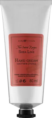 Крем для рук Soap&Friends Shea Line Cactus & Lychee с 20% масла ши, кактусом и личи 80 мл