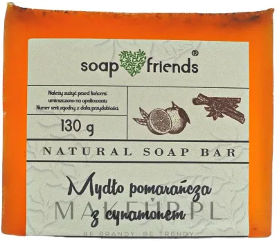 Мыло кусковое Soap&Friends апельсин и корица, 130 г