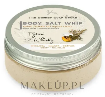 Солевая пенка для мытья тела Soap&Friends Tobacco And Whiskey Body Salt Whip, 200 мл