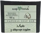 Мыло глицериновое Soap&Friends с активированным углём, 110 г — фото 1