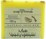 Мыло кусковое Soap&Friends лимон и розмарин очищающее, 130 г — фото 1