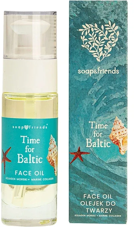 Soap&Friends Soap&Friends Time For Baltic Face Oil - Масло для лица Soap and Friends Time For Baltic с маслом авокадо и арганы 50 мл