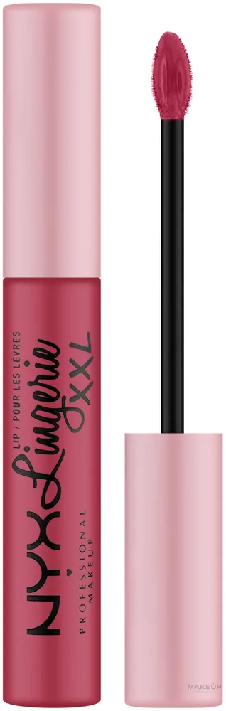 NYX Professional Makeup Matowa pomadka w płynie do ust - Жидкая помада для губ NYX Lip Lingerie XXL матовая, оттенок 15 - Pushd Up