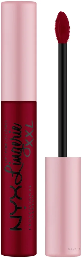 NYX Professional Makeup Matowa pomadka w płynie do ust - Жидкая помада для губ NYX Lip Lingerie XXL матовая, оттенок 22 - Sizzlin