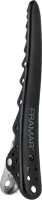 Зажимы для волос Framar Big Bite Clips, для секционирования, для сухих и мокрых волос, черные, 4 шт