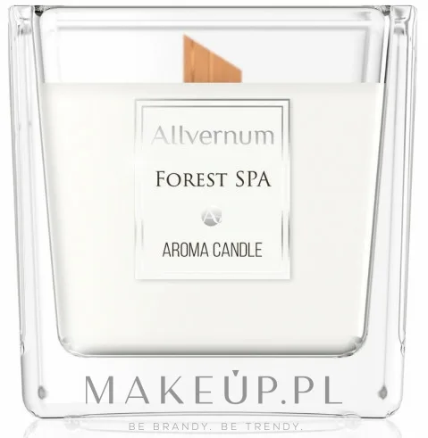 Allvernum Home&Essences Forest SPA / Ароматическая свеча из соевого воска, хвойный аромат, 100 г