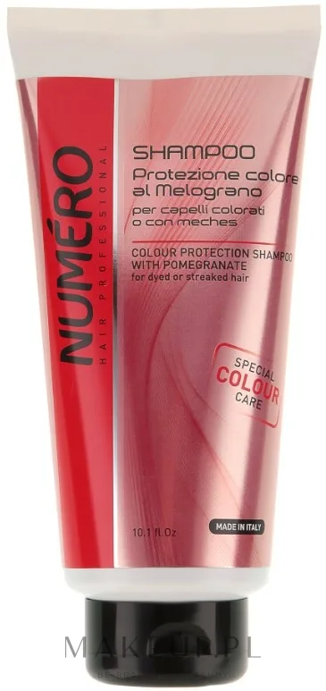 Шампунь для окрашенных волос Brelil Professional Numero Colour Protection Shampoo для защиты цвета, с экстрактом граната, 1000 мл