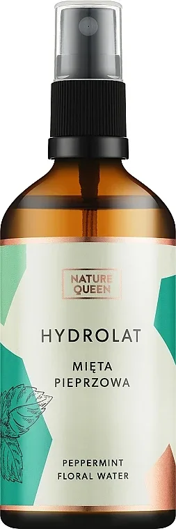 Гидролат для лица и волос Nature Queen Hydrolat Peppermint с мятой перечной, тонизирующий, 100 мл