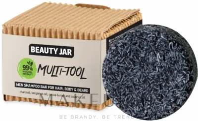 Шампунь твёрдый мужской Beauty Jar Multi-Tool Men Shampoo Bar для волос, тела и бороды, 60 г
