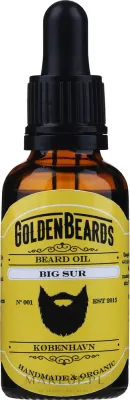 Масло для бороды Golden Beards Big Sur Beard Oil с маслами арганы, жожоба и абрикоса, 30 мл