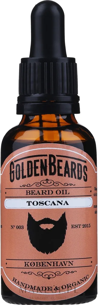 Масло для бороды Golden Beards Toscana Beard Oil с имбирём и можжевельником, 30 мл