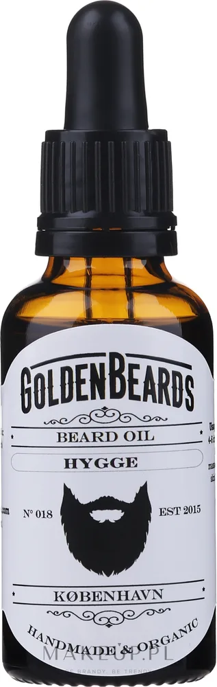 Масло для бороды Golden Beards Hygge Beard Oil с маслами миндаля, арганы и жожоба, 30 мл