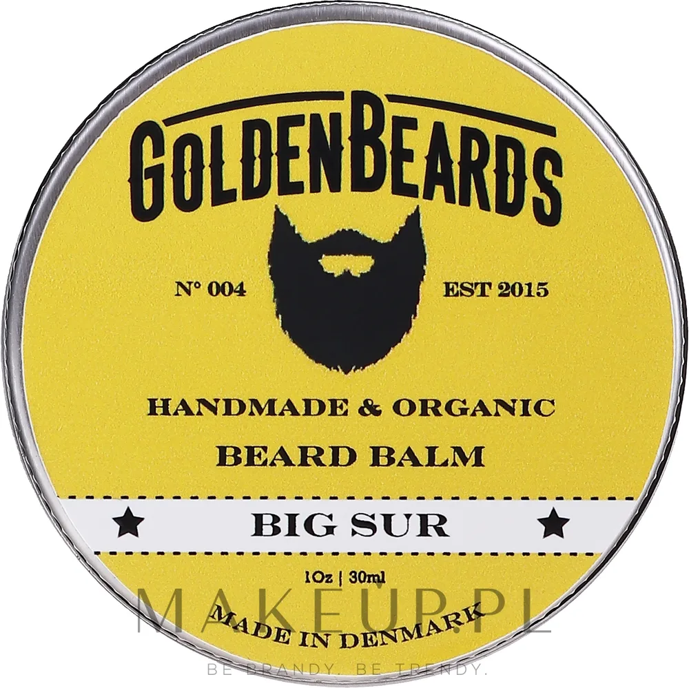 Бальзам для бороды Golden Beards Beard Balm Big Sur с ароматом лайма, лаванды и абрикоса, 30 мл / 60 мл