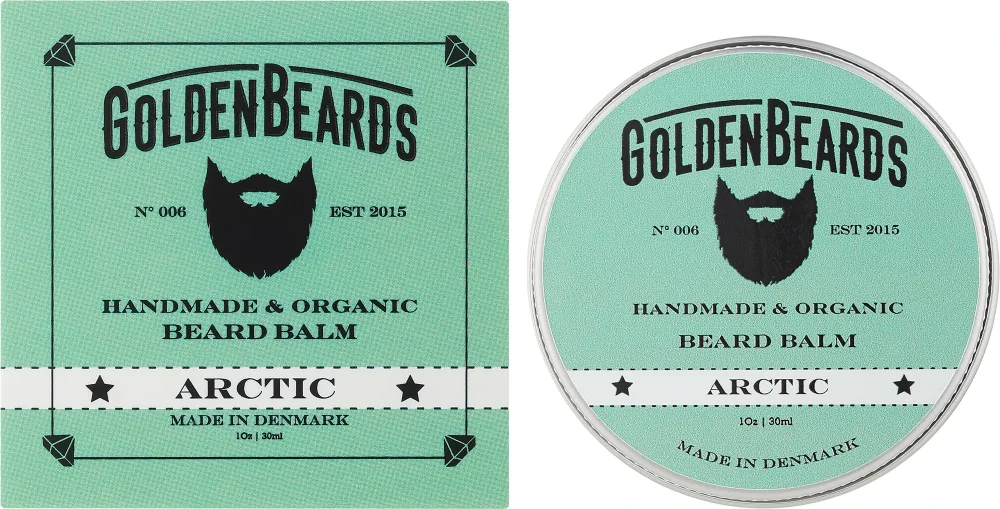Бальзам для бороды Golden Beards Beard Balm Arctic с охлаждающим эффектом, с мятой, 30 мл / 60 мл