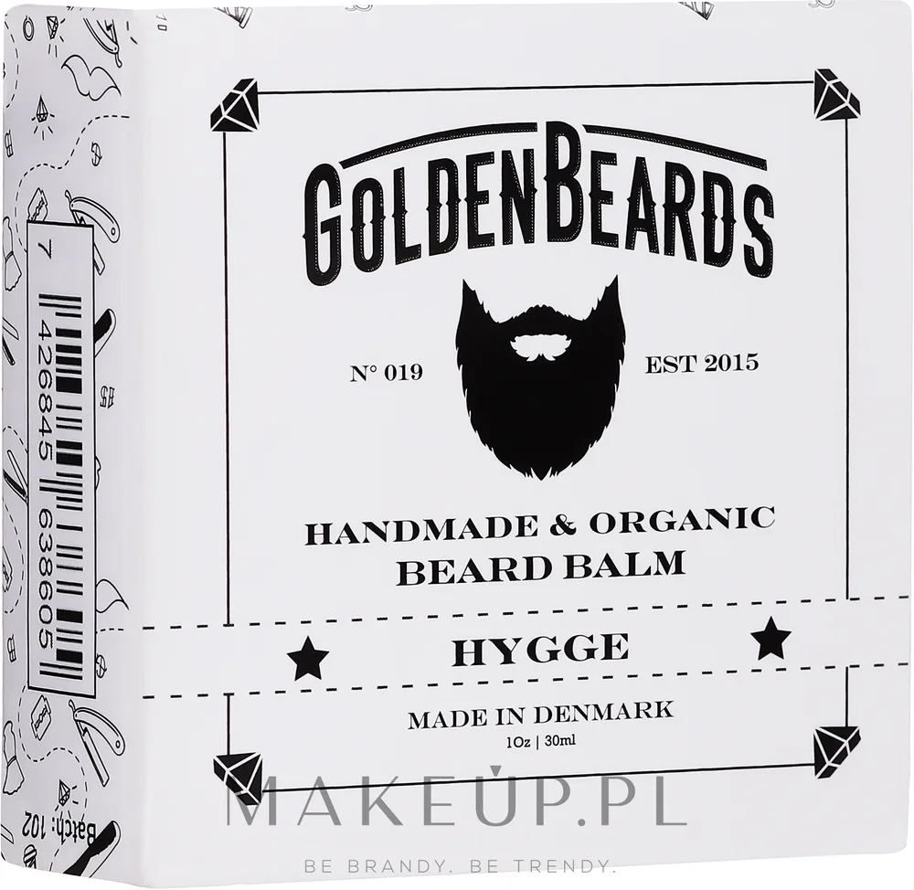 Бальзам для бороды Golden Beards Beard Balm Hygge без запаха, смягчающий, 30 мл / 60 мл