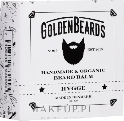 Бальзам для бороды Golden Beards Beard Balm Hygge без запаха, смягчающий, 30 мл