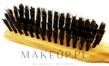 Щётка для бороды Golden Beards Beard Brush с натуральной щетиной кабана, из оливкового дерева, 20 см — фото 2