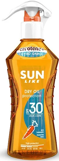 Солнцезащитное сухое масло-спрей для тела Sun Like Dry Oil SPF 30 для загара 200 мл