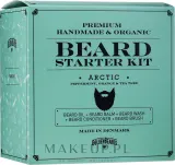 Набор для бороды Golden Beards Arctic бальзам масло шампунь кондиционер и щетка 60+30+2x100 мл — фото 1