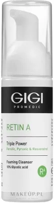 Gigi Retin A Foaming Cleanser пенка для умывания лица с 10% гликолевой кислотой, 120 мл