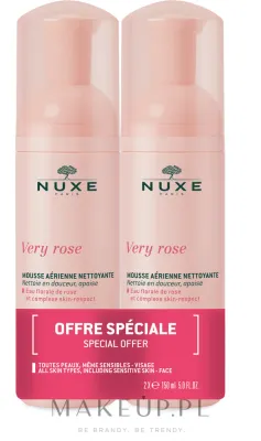 Пенка для умывания Nuxe Very Rose Light Cleansing Foam очищающая, набор, 2 шт. по 150 мл