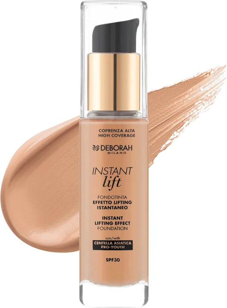 Тональный крем Deborah Instant Lift Foundation с эффектом лифтинга SPF 30, 30 мл, оттенок 05