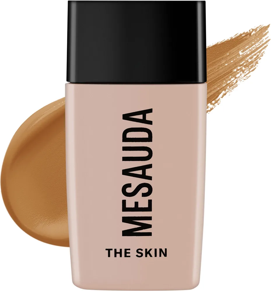 Тональный флюид Mesauda Milano The Skin Luminous Finish Hydrating Foundation увлажняющий SPF 15, 30 мл, оттенок C65