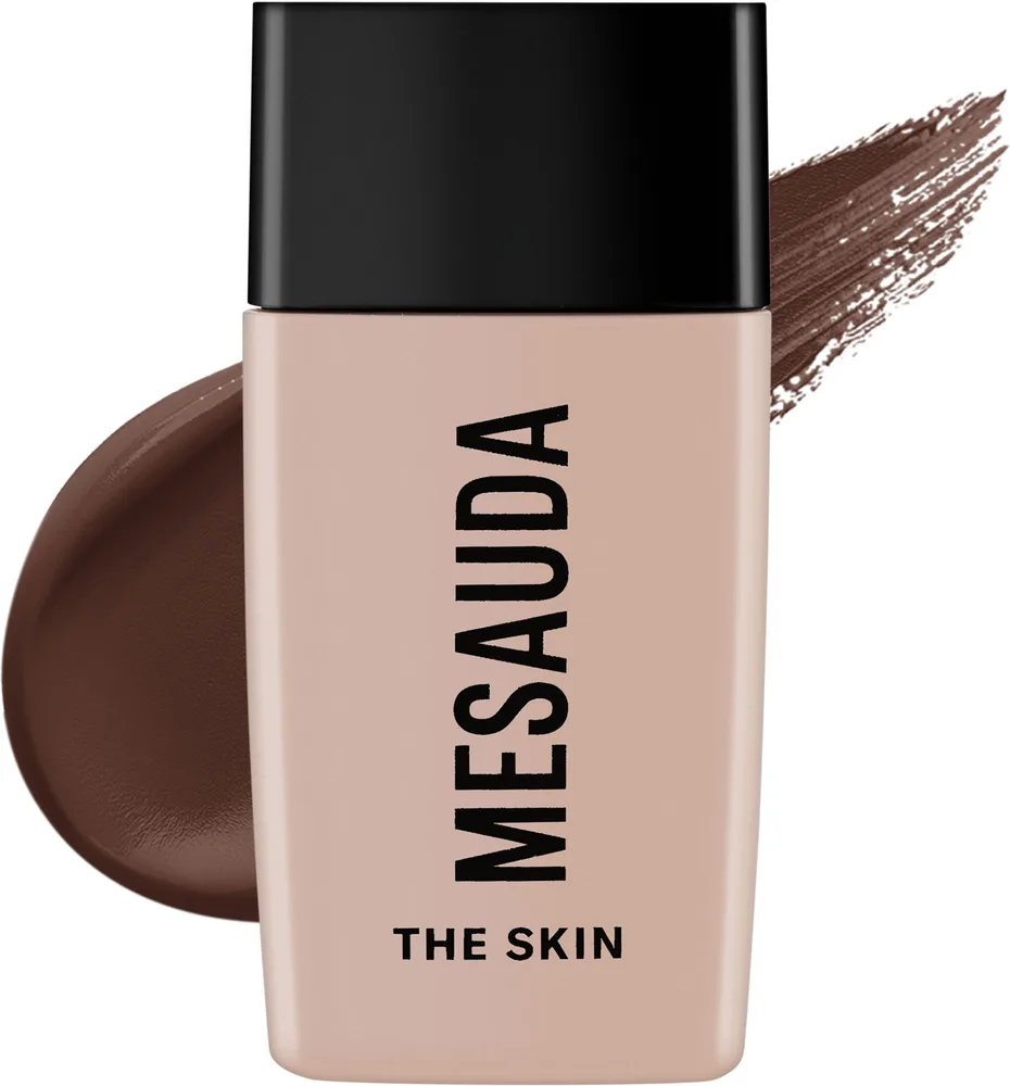 Тональный флюид Mesauda Milano The Skin Luminous Finish Hydrating Foundation увлажняющий SPF 15, 30 мл, оттенок C85