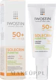 Лёгкий матирующий флюид Iwostin Solecrin Purritin Light Matting Fluid SPF 50+ для жирной кожи — фото 2