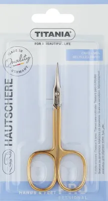Ножницы для кутикулы Titania 1050/11 GH B, из нержавеющей стали Solingen, 1 шт