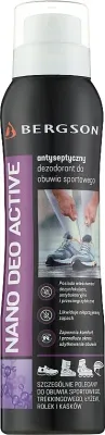 Дезодорант для обуви Bergson Nano Deo Active антисептический, для спортивной обуви, 150 мл
