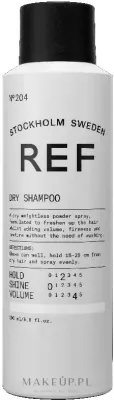 Сухой шампунь для волос REF Dry Shampoo, для объёма, для светлых оттенков волос