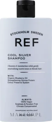Шампунь REF Cool Silver серебристый против желтизны с фиолетовым пигментом, 285 мл