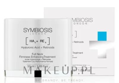 Крем для шеи и декольте Symbiosis London Full Neck Firmness с ретиноидами для тонуса 50 мл