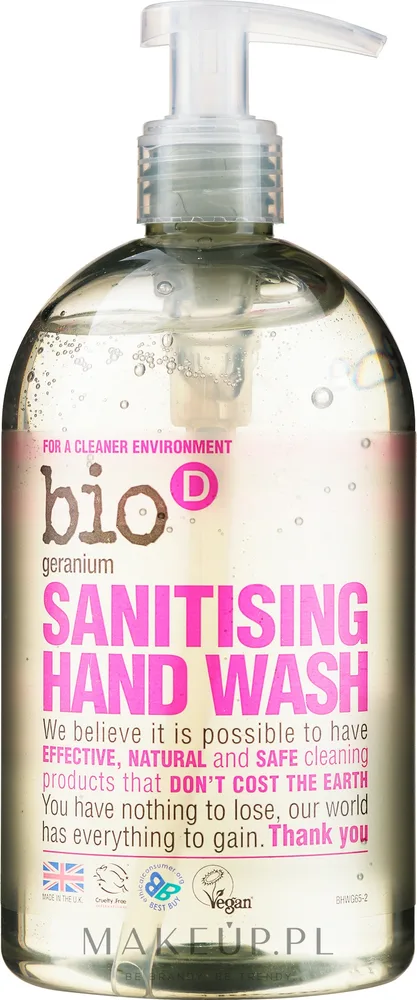 Жидкое мыло для рук Bio-D Geranium с геранью, 500 мл