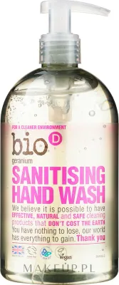 Жидкое мыло для рук Bio-D Geranium с геранью, 500 мл