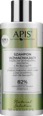 APIS Professional Apis Natural Solution - Шампунь против выпадения волос Apis Natural Solution укрепляющий, с 3% Baicapil