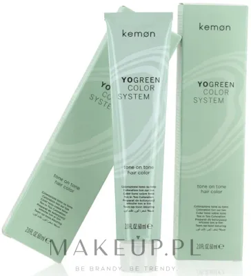 Краска для волос Kemon Yo Green без аммиака, с комплексом Coloringreen, 60 мл