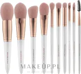 Набор кистей для макияжа Eigshow Beauty Rose Gold Brush Kit 10 шт. из нановолокна — фото 1