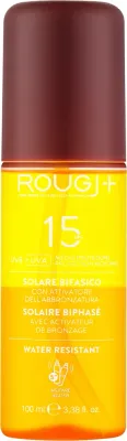 Rougj+ Two-Phase Sun Lotion Medium Protection With Tanning Activator — двухфазный бальзам-активатор загара SPF 15, 100, 100 мл