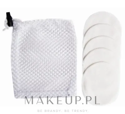 Многоразовые косметические диски Lash Brow хлопковые, 5 шт