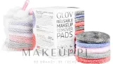 Набор многоразовых дисков для снятия макияжа Glov Reusable Make-Up Removal Pads для всех типов кожи, 12 шт. + мешочек — фото 1