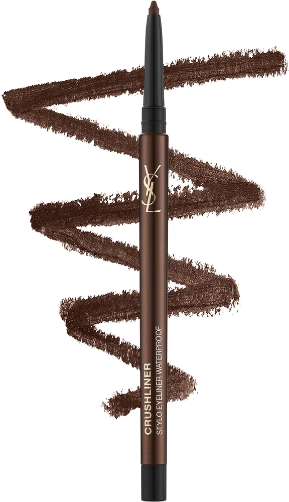 Yves Saint Laurent Wodoodporny eyeliner w kredce do oczu - Карандаш для глаз YSL Crushliner водостойкий, оттенок 02