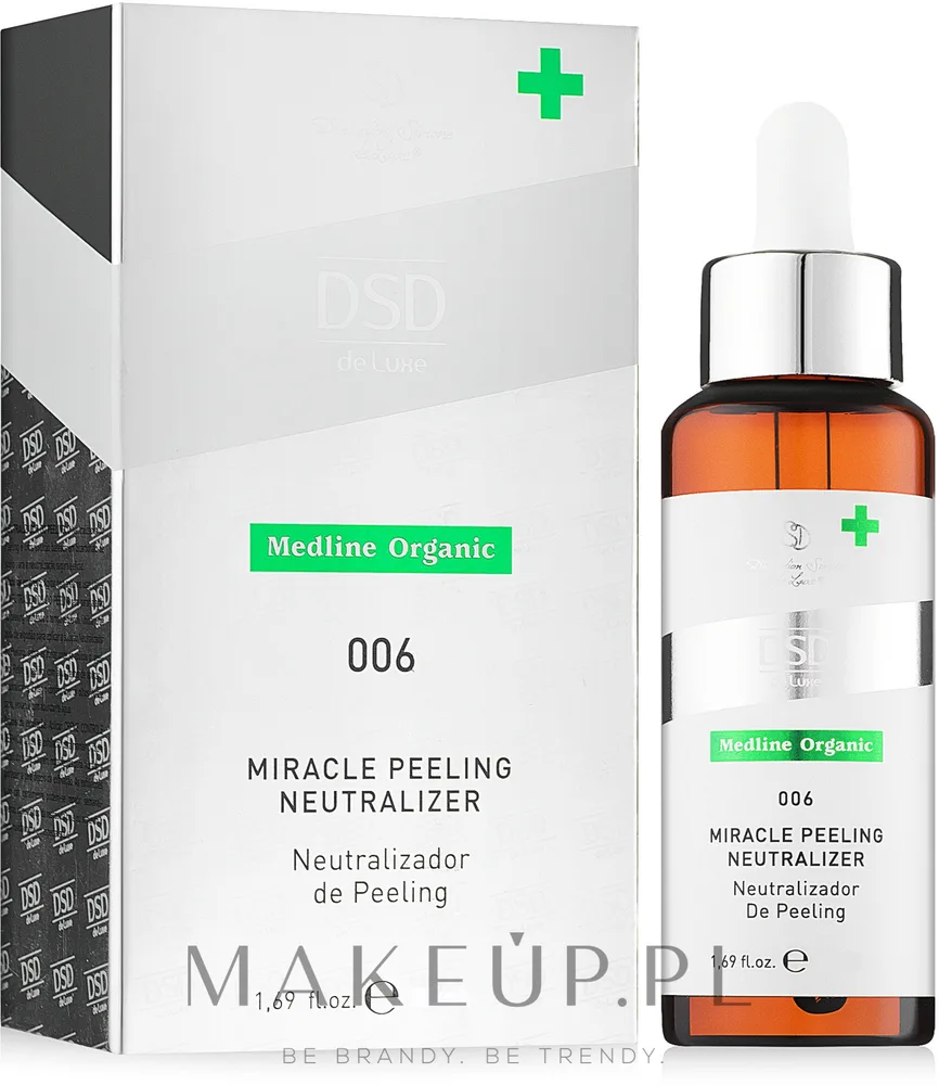 Нейтрализатор пилинга Simone DSD de Luxe Medline Organic Miracle Peeling Neutralizer, для кожи головы, 50 мл
