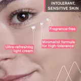 Uriage Tolederm Control Fresh крем для кожи вокруг глаз успокаивающий 15 мл, уход для чувствительной кожи век, сквалан и гидролизованный альгин — фото 6